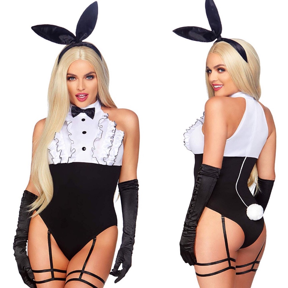 Playboy woman’s tuxedo costume 2 piece set *NWT*